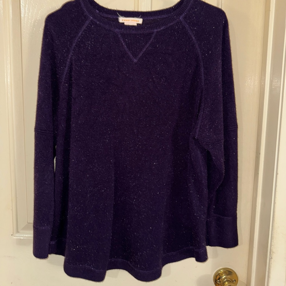 Knit purple long sleeve